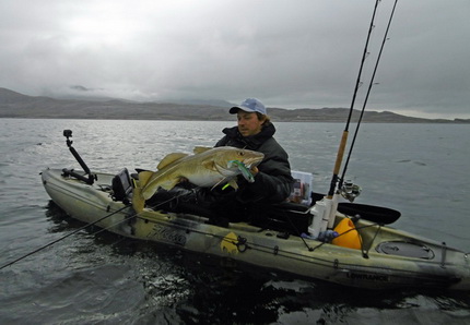 Vega een waar paradijs voor de Kayak visser in Noorwegen.