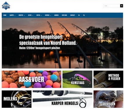 Nieuwe webshop Nipro Hengelsport online. 15% korting zondag! - Roofvisweb.NL