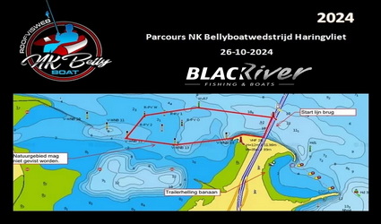 Programma Black River Fishing & Boats NK Bellyboat vissen Haringvliet.